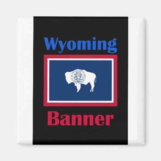 Banner Wyoming Magnet (Vorne)