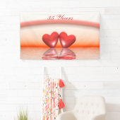 Banner zum 35. Jubiläum der Korallenherzen (Insitu)