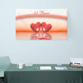 Banner zum 35. Jubiläum der Korallenherzen (Messeveranstaltung)