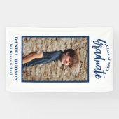 Banner zum Blauen Abschluss der Schule hinzufügen (Horizontal)