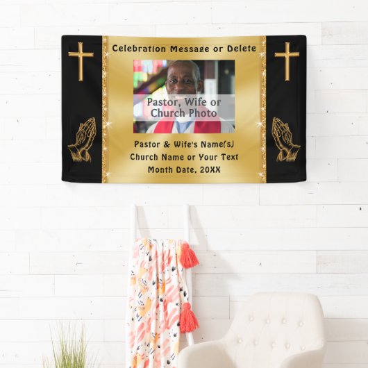 Banner zum Foto oder Pastor zum Jubiläum (Insitu)