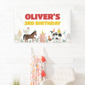 Banner zum Geburtstag eines Bauernhauses (Insitu)