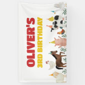 Banner zum Geburtstag eines Bauernhauses (Vertikal)