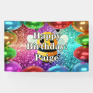 Banner zum Geburtstag von Personalisierten Charakt