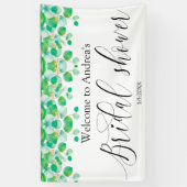 Banner zum grünen Brautparty (Vertikal)