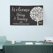 Banner zum Hochzeitstag Party (Messeveranstaltung)