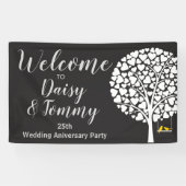Banner zum Hochzeitstag Party (Horizontal)