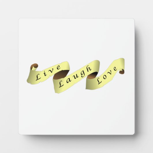 Banner zum Live-Laugh-Liebe Fotoplatte (Vorderseite)