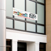 Banner zum Party von Nachbarschaftsblöcken (Äußeres Gebäude)