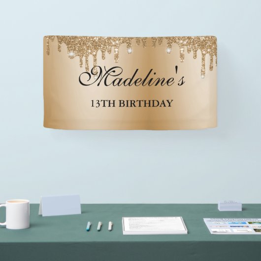 Banner zum personalisierten Glitzer (Messe)