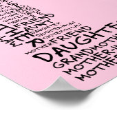 Banner zum Unterstützen von Geliebten (schwarzer T Poster (Ecke)