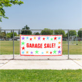 Banner zum Verkauf von bunten Sternen (Insitu)