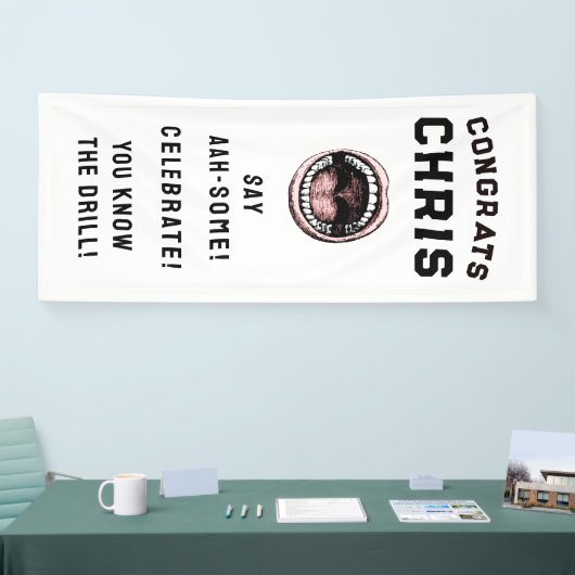 Banner zur Dentalschule (Messe)