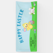 Banner zur niedlichen Bunny Ostereier-Jagd (Vertikal)
