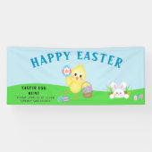 Banner zur niedlichen Bunny Ostereier-Jagd (Horizontal)