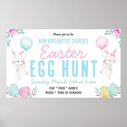 Banner zur Ostereisjagd Poster (Vorne)