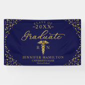 Banner zur Pflege von Medizin School Blue Gold Abs (Horizontal)