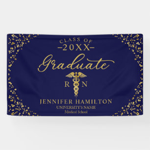 Banner zur Pflege von Medizin School Blue Gold Abs