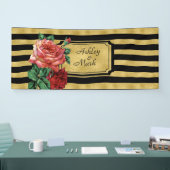 Banner zur Rose von Gold Stripes Blume von JoSunsh (Messe)