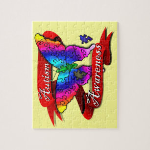 Banner zur Sensibilisierung für Autismus Puzzle