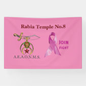 Banner zur Sensibilisierung für Brustkrebs (Horizontal)