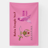 Banner zur Sensibilisierung für Brustkrebs (Vertikal)