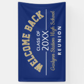 Banner zur Wiedersehen-Begrüßung der Rücksendeklas (Vertikal)