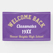Banner zur Wiedersehen-Begrüßung von Back Classmat (Horizontal)