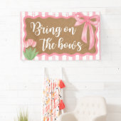 Bannerdekor der Bows Baby Girl Banner (Insitu)