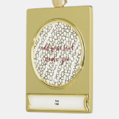 Bannerdekoration Banner-Ornament Gold (Links)