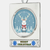 Bannerdekoration Banner-Ornament Silber (Links)