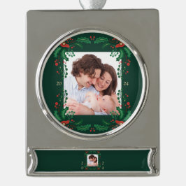 Bannerdekoration Banner-Ornament Silber