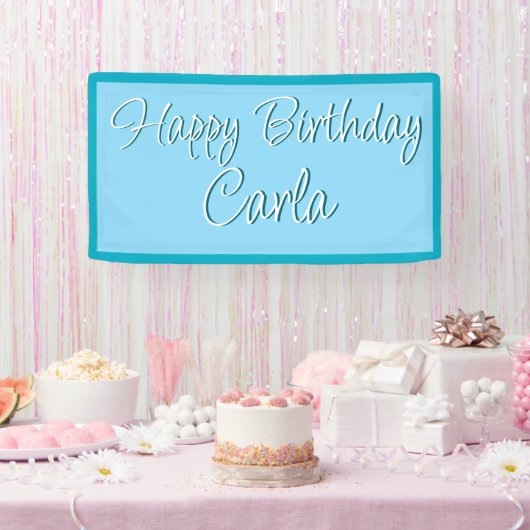 Bannerdekoration für Geburtstagspartys - Individue Banner (Party)