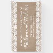 Bannerdekoration, rustikal banner (Vertikal)