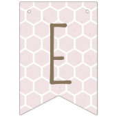 Bannerfahnen für Bienen - Rosa Wimpelkette (Dritte Fahne)
