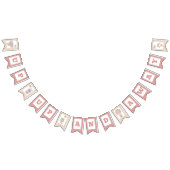 Bannerflagge Girl & Bär in Heißluftballon Wimpelkette (Alle)