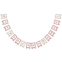 Bannerflagge Girl & Bär in Heißluftballon