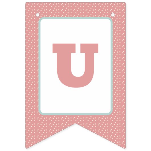 Bannerflagge Girl & Bär in Heißluftballon Wimpelkette (Zweite Fahne)