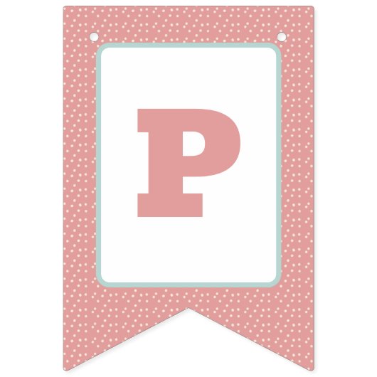 Bannerflagge Girl & Bär in Heißluftballon Wimpelkette (Dritte Fahne)