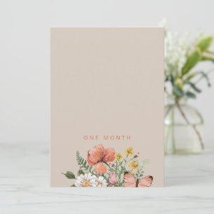 Bannerflagge im ersten Jahr der Wildblume WILDBL Einladung