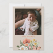 Bannerflagge im ersten Jahr der Wildblume | WILDBL Einladung (Vorderseite)