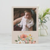 Bannerflagge im ersten Jahr der Wildblume | WILDBL Einladung (Stehend Vorderseite)