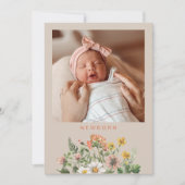 Bannerflagge im ersten Jahr der Wildblume | WILDBL Einladung (Vorderseite)