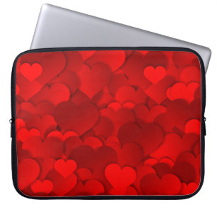 Bannerherzen bilden ein Herz Laptopschutzhülle