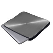Bannerhintergrundtextur Metall Laptopschutzhülle (Vorne Knopf)