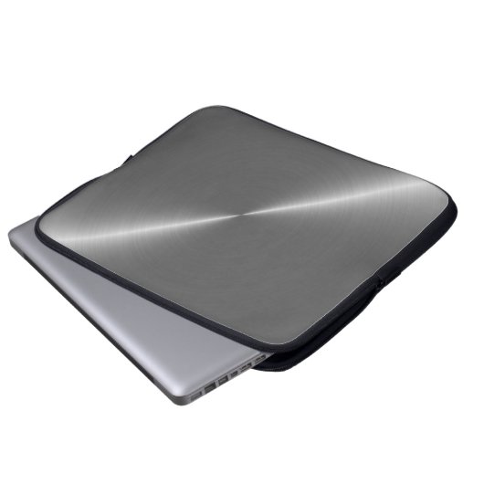 Bannerhintergrundtextur Metall Laptopschutzhülle (Vorne Knopf)