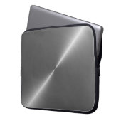 Bannerhintergrundtextur Metall Laptopschutzhülle (Vorderseite Links)