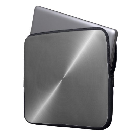 Bannerhintergrundtextur Metall Laptopschutzhülle (Vorderseite Links)