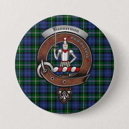 Bannerman Clan Abzeichen Buttons (Vorderseite)