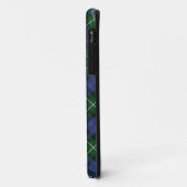 Bannerman Clan Abzeichen & Tartan Phone Case (Hinten/Links)